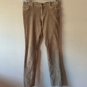 EUC Banana Republic skinny corduroy pants 28
